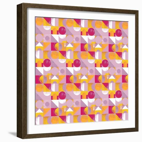 Toy Blocks Small - Red-Laurence Lavallee-Framed Giclee Print