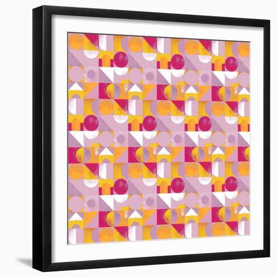 Toy Blocks Small - Red-Laurence Lavallee-Framed Giclee Print