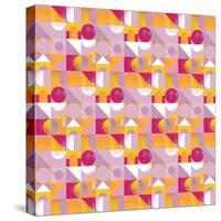 Toy Blocks Small - Red-Laurence Lavallee-Stretched Canvas