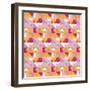 Toy Blocks Small - Red-Laurence Lavallee-Framed Giclee Print