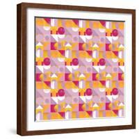 Toy Blocks Small - Red-Laurence Lavallee-Framed Giclee Print