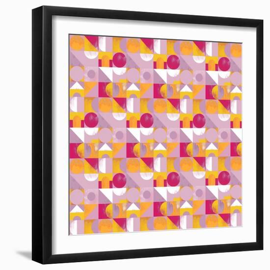 Toy Blocks Small - Red-Laurence Lavallee-Framed Giclee Print