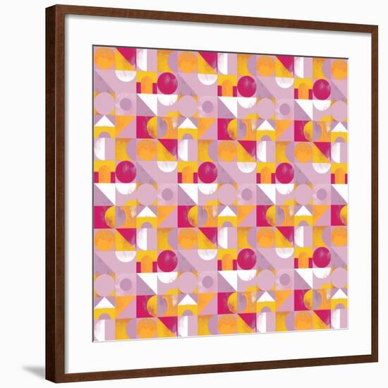 Toy Blocks Small - Red-Laurence Lavallee-Framed Giclee Print