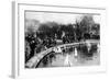 Toy Boats at the Tuileries Gardens, Paris, 1931-Ernest Flammarion-Framed Giclee Print