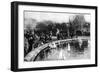 Toy Boats at the Tuileries Gardens, Paris, 1931-Ernest Flammarion-Framed Giclee Print