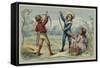 Toy Bow and Arrows-null-Framed Stretched Canvas