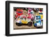 Toy Cars Made with Metal Food Box and Sold on the National 7 Road, Madagascar, Africa-Bruno Morandi-Framed Photographic Print