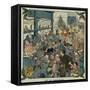 Toy Department-Louis M. Glackens-Framed Stretched Canvas