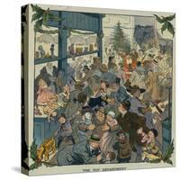 Toy Department-Louis M. Glackens-Stretched Canvas