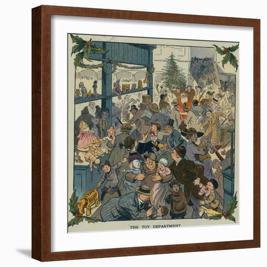 Toy Department-Louis M. Glackens-Framed Art Print