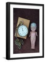 Toy Doll and Watch-Den Reader-Framed Premium Photographic Print