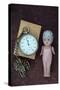 Toy Doll and Watch-Den Reader-Stretched Canvas