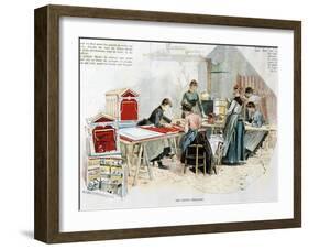 Toy Factory, from Les Petits Theaters, France, 20th Century-null-Framed Giclee Print