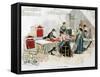 Toy Factory, from Les Petits Theaters, France, 20th Century-null-Framed Stretched Canvas