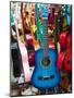 Toy Guitars, Olvera Street Market, El Pueblo de Los Angeles, Los Angeles, California, USA-Walter Bibikow-Mounted Photographic Print