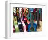 Toy Guitars, Olvera Street Market, El Pueblo de Los Angeles, Los Angeles, California, USA-Walter Bibikow-Framed Photographic Print