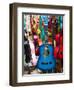 Toy Guitars, Olvera Street Market, El Pueblo de Los Angeles, Los Angeles, California, USA-Walter Bibikow-Framed Photographic Print