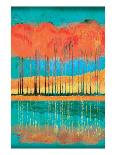 Amber Afternooon Riverbank-Toy Jones-Mounted Art Print