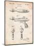 Toy Laser Gun Patent Print-Cole Borders-Mounted Art Print