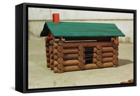 Toy Log Cabin-William P. Gottlieb-Framed Stretched Canvas