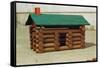 Toy Log Cabin-William P. Gottlieb-Framed Stretched Canvas