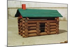 Toy Log Cabin-William P. Gottlieb-Mounted Photographic Print