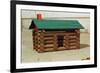 Toy Log Cabin-William P. Gottlieb-Framed Photographic Print