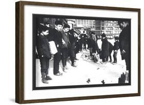 Toy Merchant, New York City-William Henry Jackson-Framed Art Print