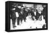 Toy Merchant, New York City-William Henry Jackson-Framed Stretched Canvas