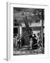 Toy Soldiers and Anti-Aircraft Artillery-null-Framed Photographic Print