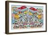 Toy Soldiers - Town-The Paper Stone-Framed Giclee Print