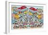 Toy Soldiers - Town-The Paper Stone-Framed Giclee Print