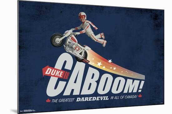 Toy Story 4 - Duke Caboom-null-Mounted Standard Poster