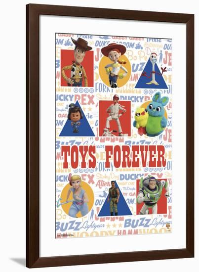 Toy Story 4 - Grid-null-Framed Standard Poster