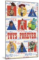 Toy Story 4 - Grid-null-Mounted Standard Poster