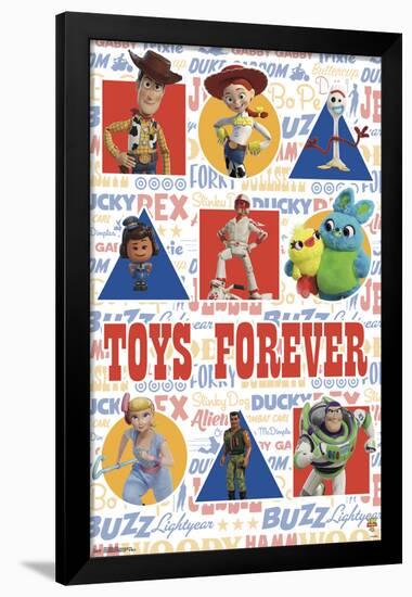 Toy Story 4 - Grid-null-Framed Standard Poster