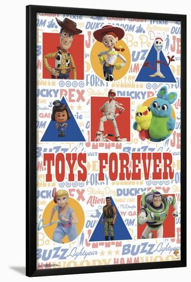 TOY STORY 4 - GRID-null-Lamina Framed Poster