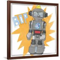 Toy Tin Robots II-Jennifer Parker-Framed Art Print