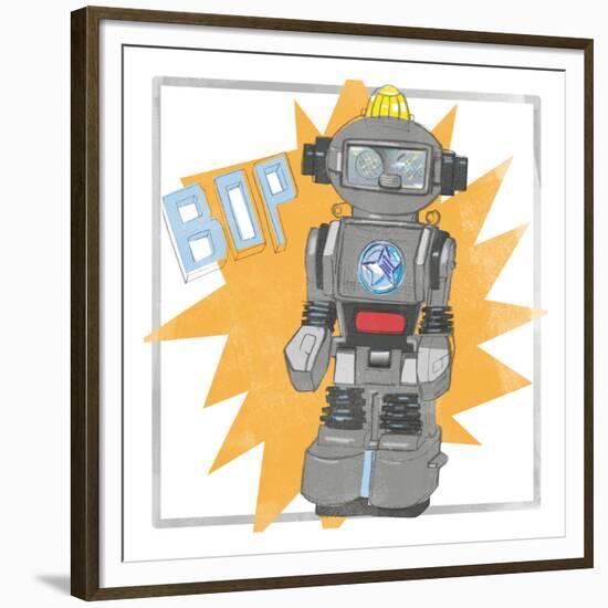 Toy Tin Robots II-Jennifer Parker-Framed Premium Giclee Print
