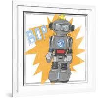 Toy Tin Robots II-Jennifer Parker-Framed Art Print