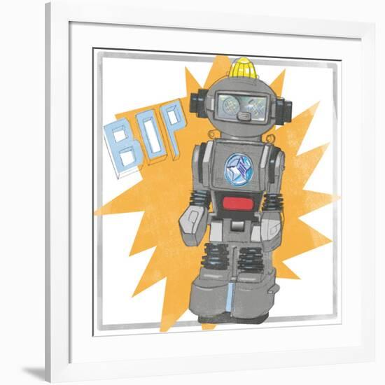 Toy Tin Robots II-Jennifer Parker-Framed Art Print