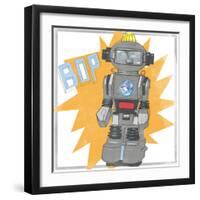 Toy Tin Robots II-Jennifer Parker-Framed Art Print