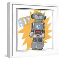 Toy Tin Robots II-Jennifer Parker-Framed Art Print