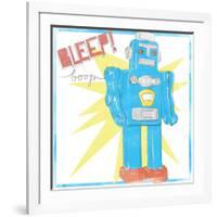 Toy Tin Robots III-Jennifer Parker-Framed Art Print