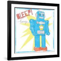 Toy Tin Robots III-Jennifer Parker-Framed Art Print