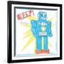 Toy Tin Robots III-Jennifer Parker-Framed Art Print