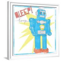 Toy Tin Robots III-Jennifer Parker-Framed Premium Giclee Print