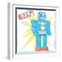 Toy Tin Robots III-Jennifer Parker-Framed Art Print