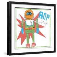 Toy Tin Robots IV-Jennifer Parker-Framed Art Print