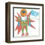 Toy Tin Robots IV-Jennifer Parker-Framed Art Print